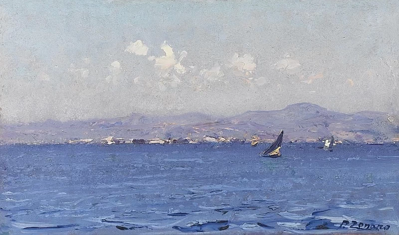 Barche a vela nel mar Egeo